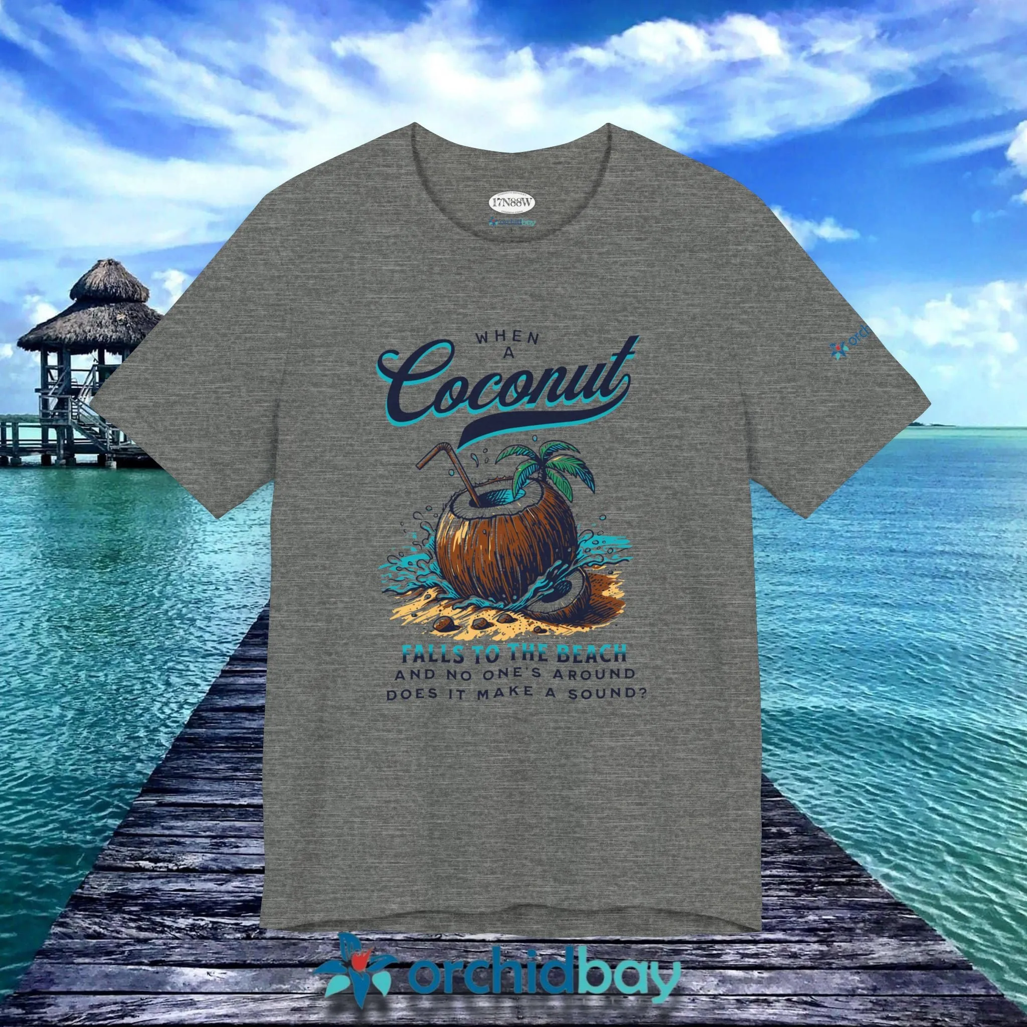 Orchid Bay | Unisex Short Sleeve Tee | When a Coconut Falls