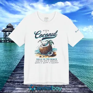 Orchid Bay | Unisex Short Sleeve Tee | When a Coconut Falls