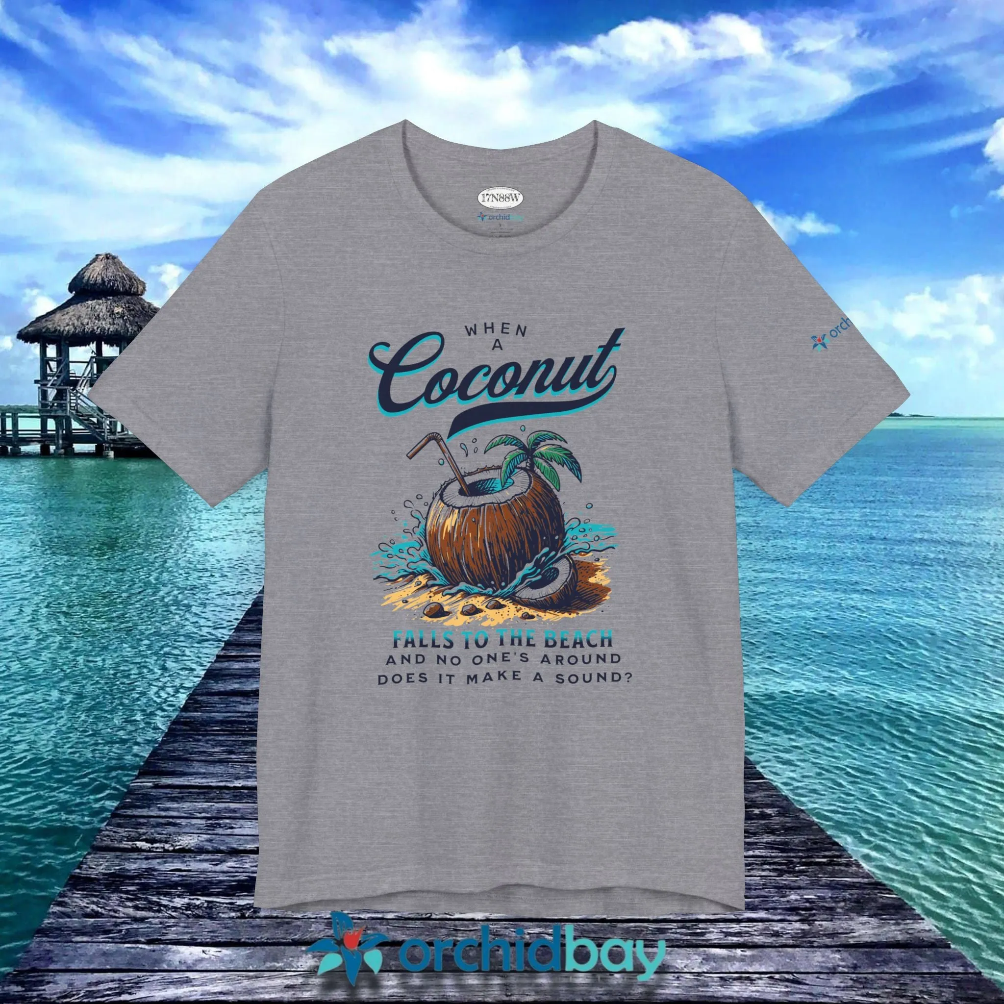 Orchid Bay | Unisex Short Sleeve Tee | When a Coconut Falls