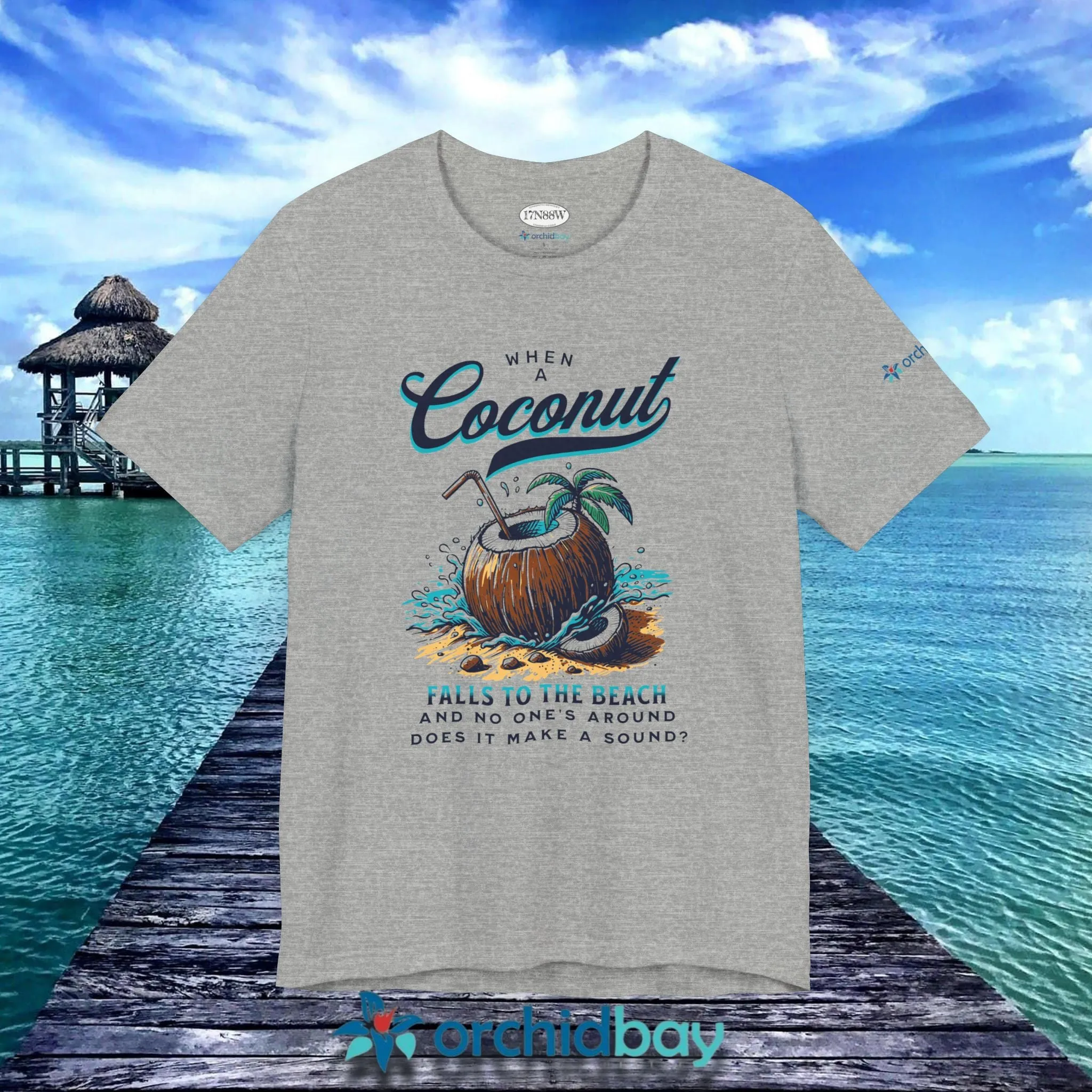 Orchid Bay | Unisex Short Sleeve Tee | When a Coconut Falls