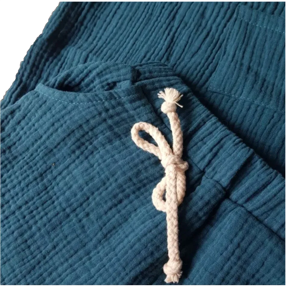 Organic Cotton Baby Set - Short and Top - Dark Blue
