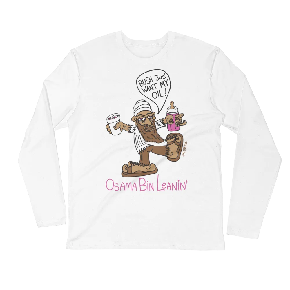 Osama Bin Leanin' (white) Long-Sleeve T-shirt