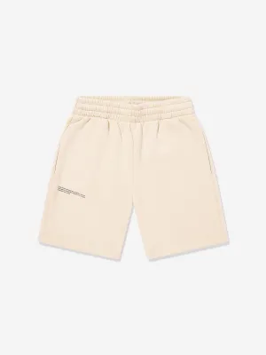 PANGAIA Kids 365 Midweight Long Shorts in Beige