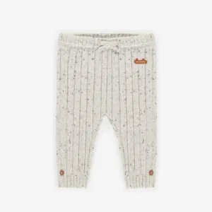Pantalon de maille crème, naissance || cream knitted pants, newborn
