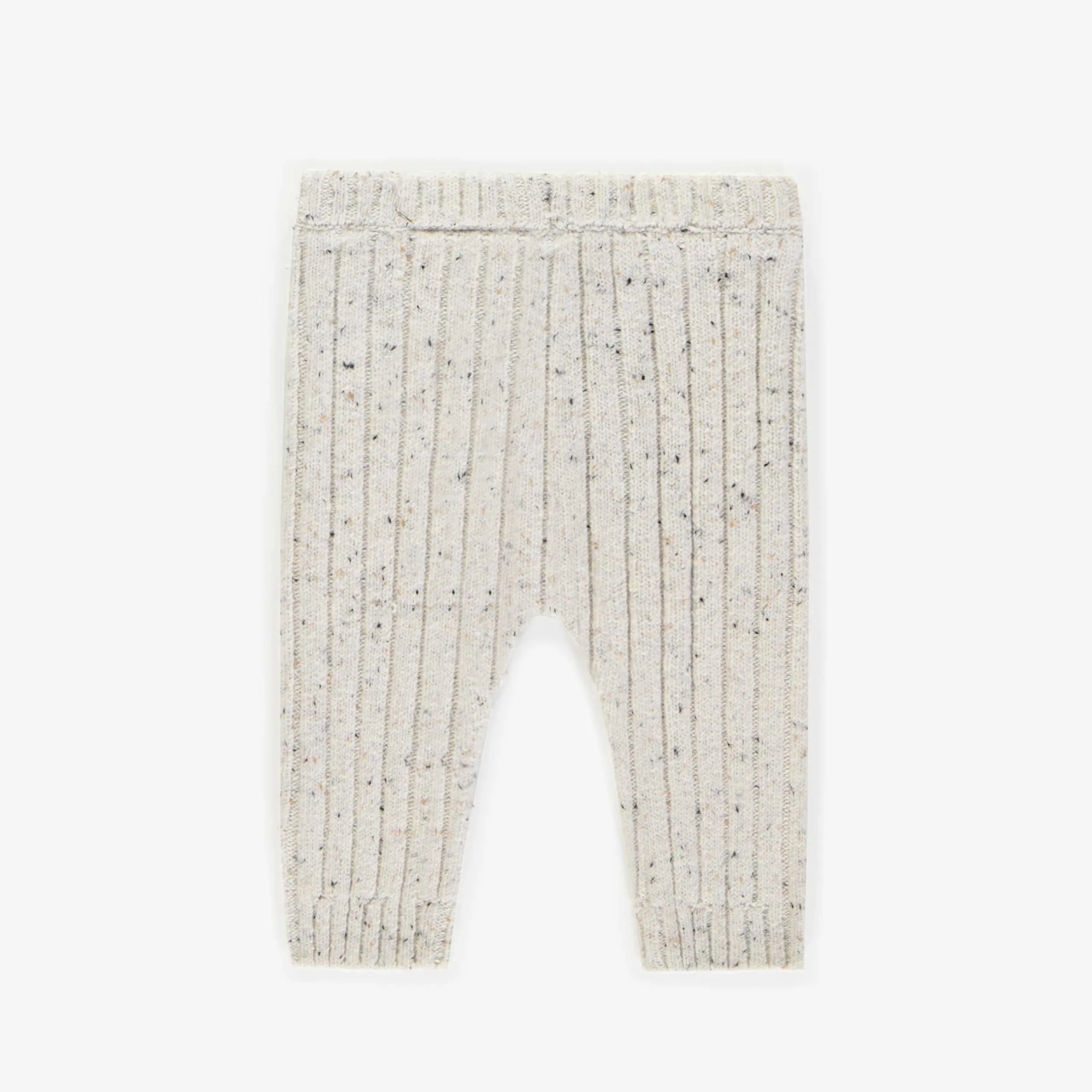 Pantalon de maille crème, naissance || cream knitted pants, newborn