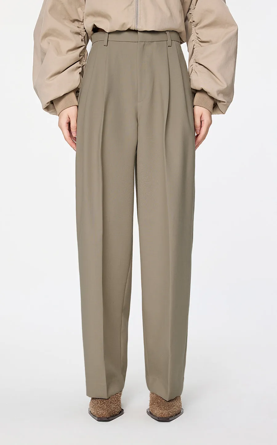 Pants / JNBY Modern Tailored Straight Trousers