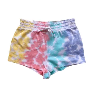 Paper Flower Multi-Color Tie Dye Short