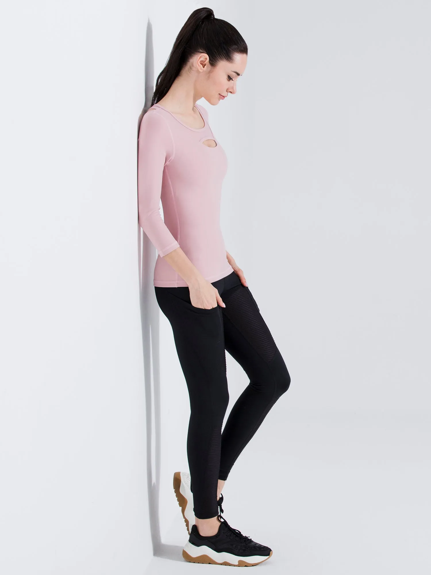 PARALLEL 3/4 SLEEVE TEE