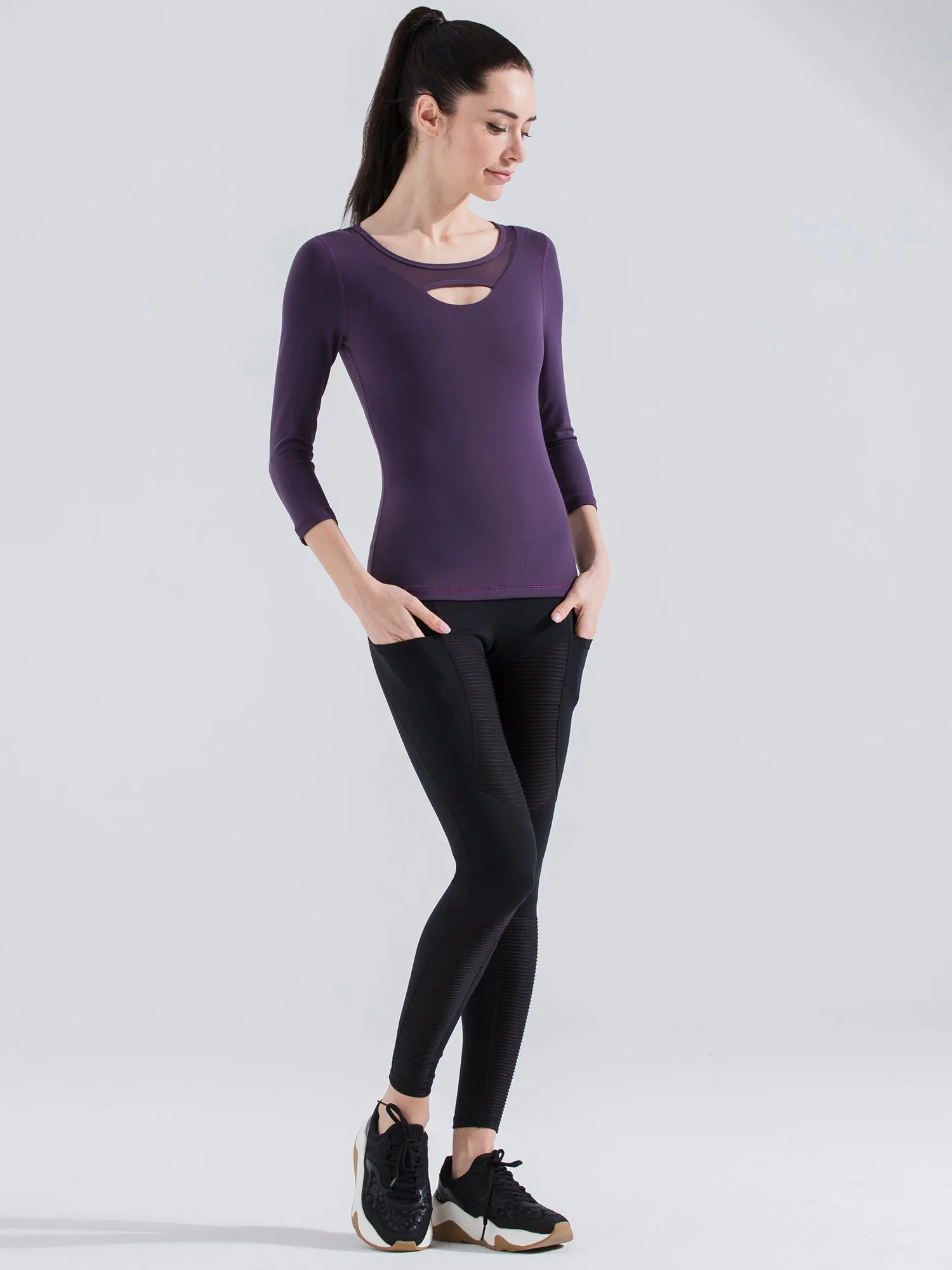 PARALLEL 3/4 SLEEVE TEE