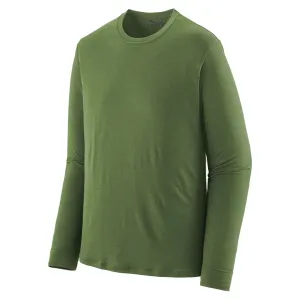 Patagonia Men's Long Sleeved Capilene Cool Merino Blend Shirt - Terrain green