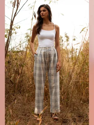 Payal Pratap   -   Alec Tailored Pants  I  Check Pants With Pockets