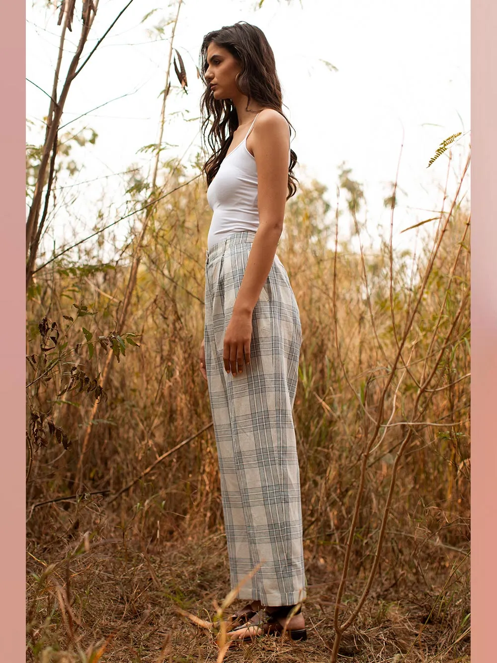 Payal Pratap   -   Alec Tailored Pants  I  Check Pants With Pockets