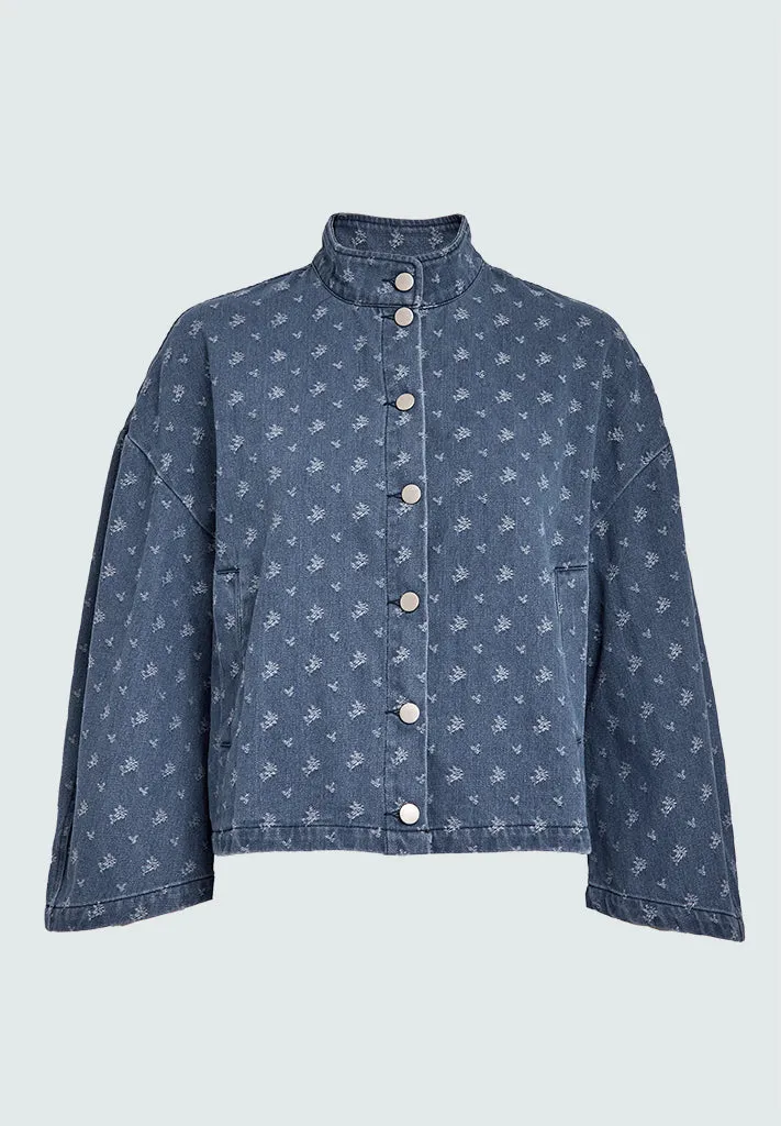 PCGustava Denim Jacket - Light Blue Wash
