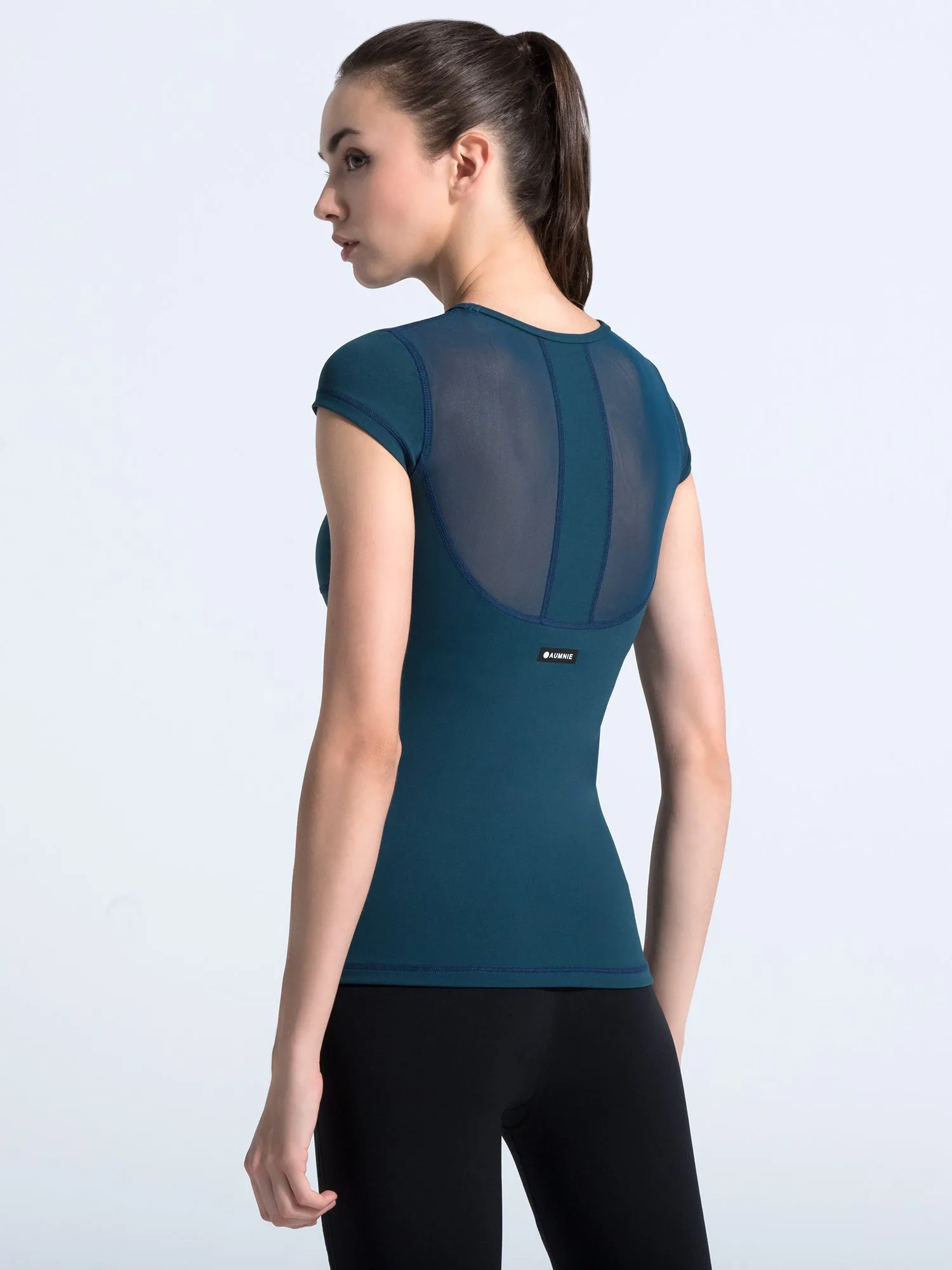 PEARL TEE, LAKE/LAKE MESH