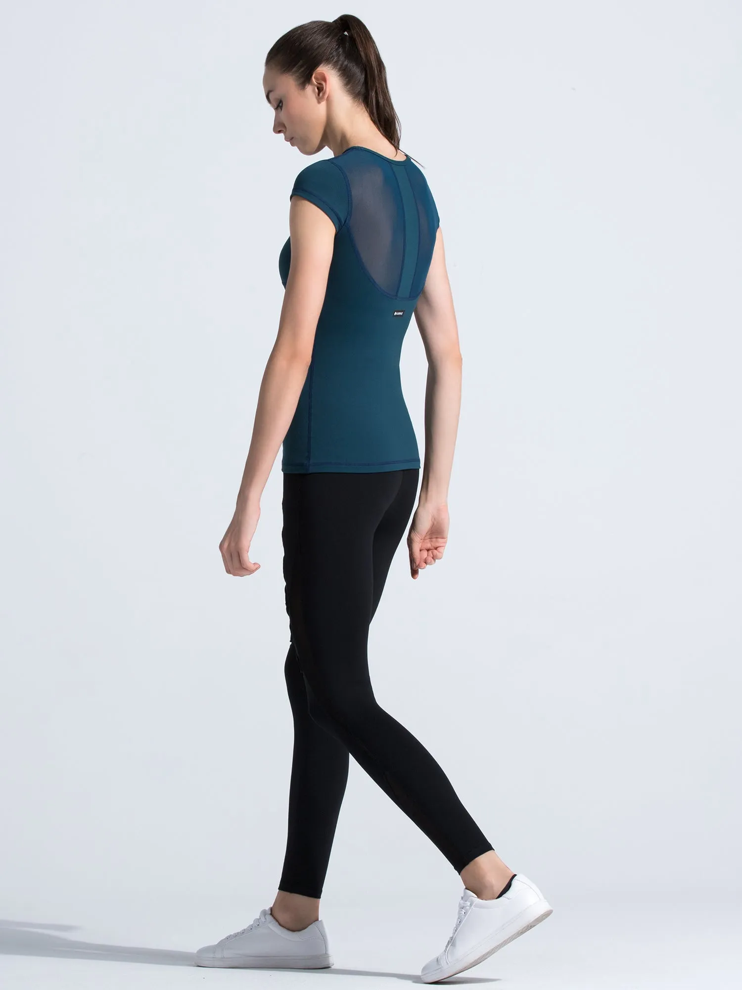 PEARL TEE, LAKE/LAKE MESH