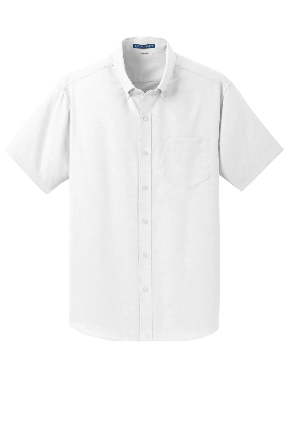 Port Authority Short Sleeve SuperPro Oxford Shirt. S659 White
