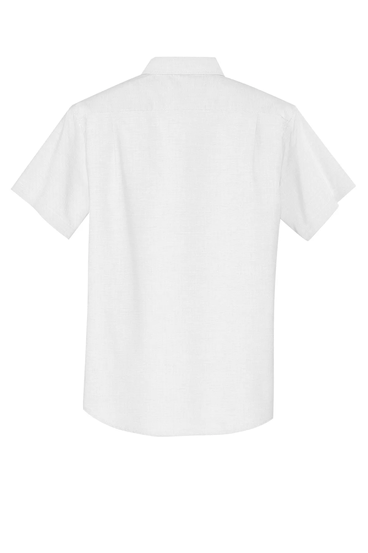 Port Authority Short Sleeve SuperPro Oxford Shirt. S659 White