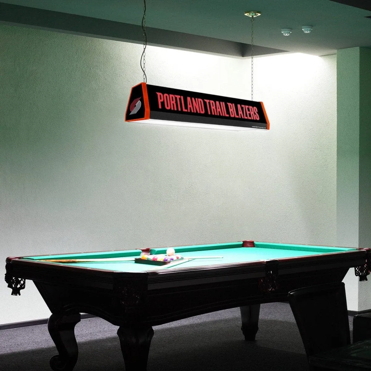 Portland Trail Blazers: Standard Pool Table Light