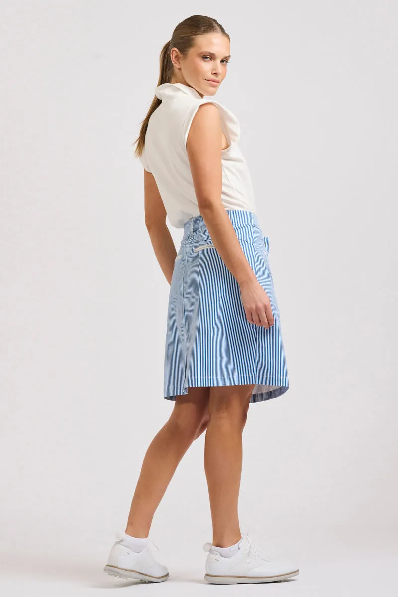 Portsea Skort - Cobolt Blue Stripe
