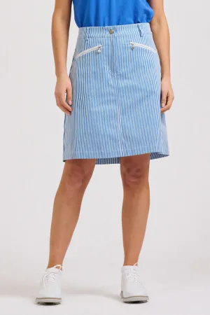 Portsea Skort - Cobolt Blue Stripe
