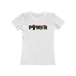 Power Short Sleeve Soft Scoop Womans T-Shirt