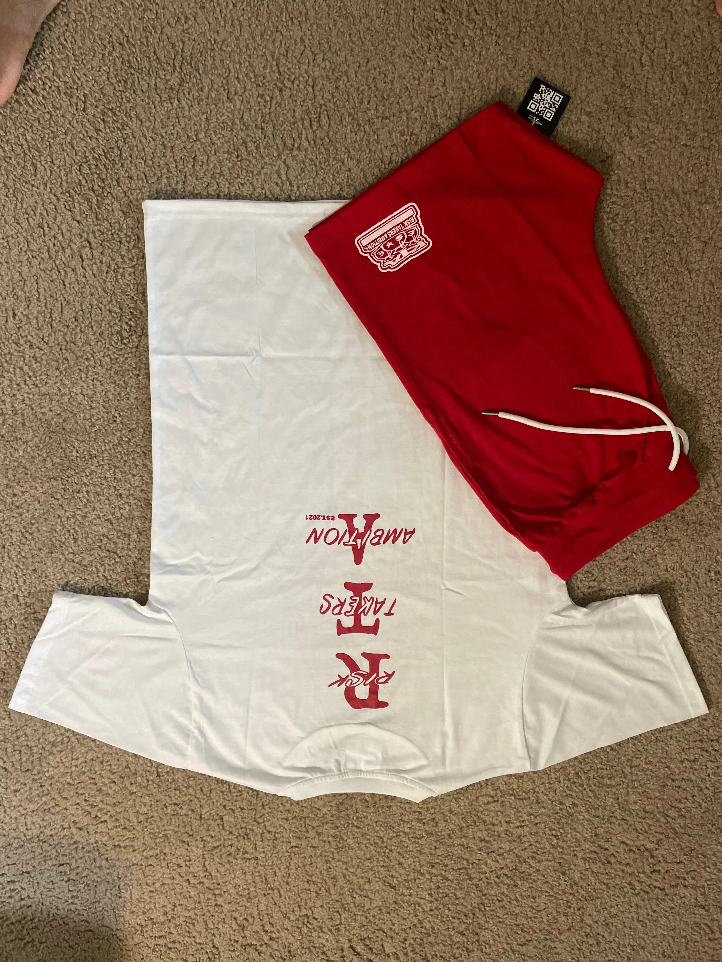PREMIUM QUALITY RTA 2 PIECE T-SHIRT AND SHORTS SETS