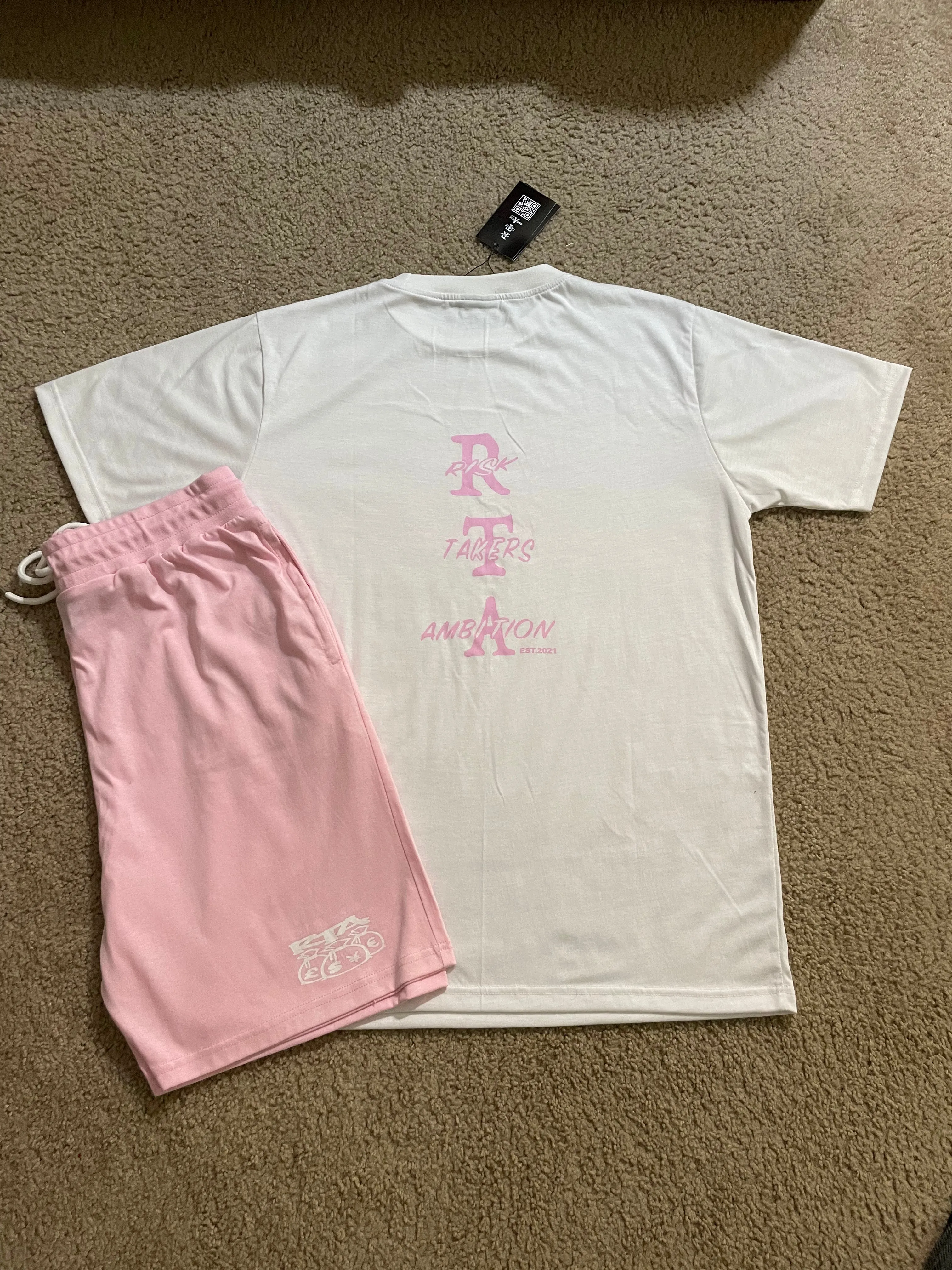 PREMIUM QUALITY RTA 2 PIECE T-SHIRT AND SHORTS SETS