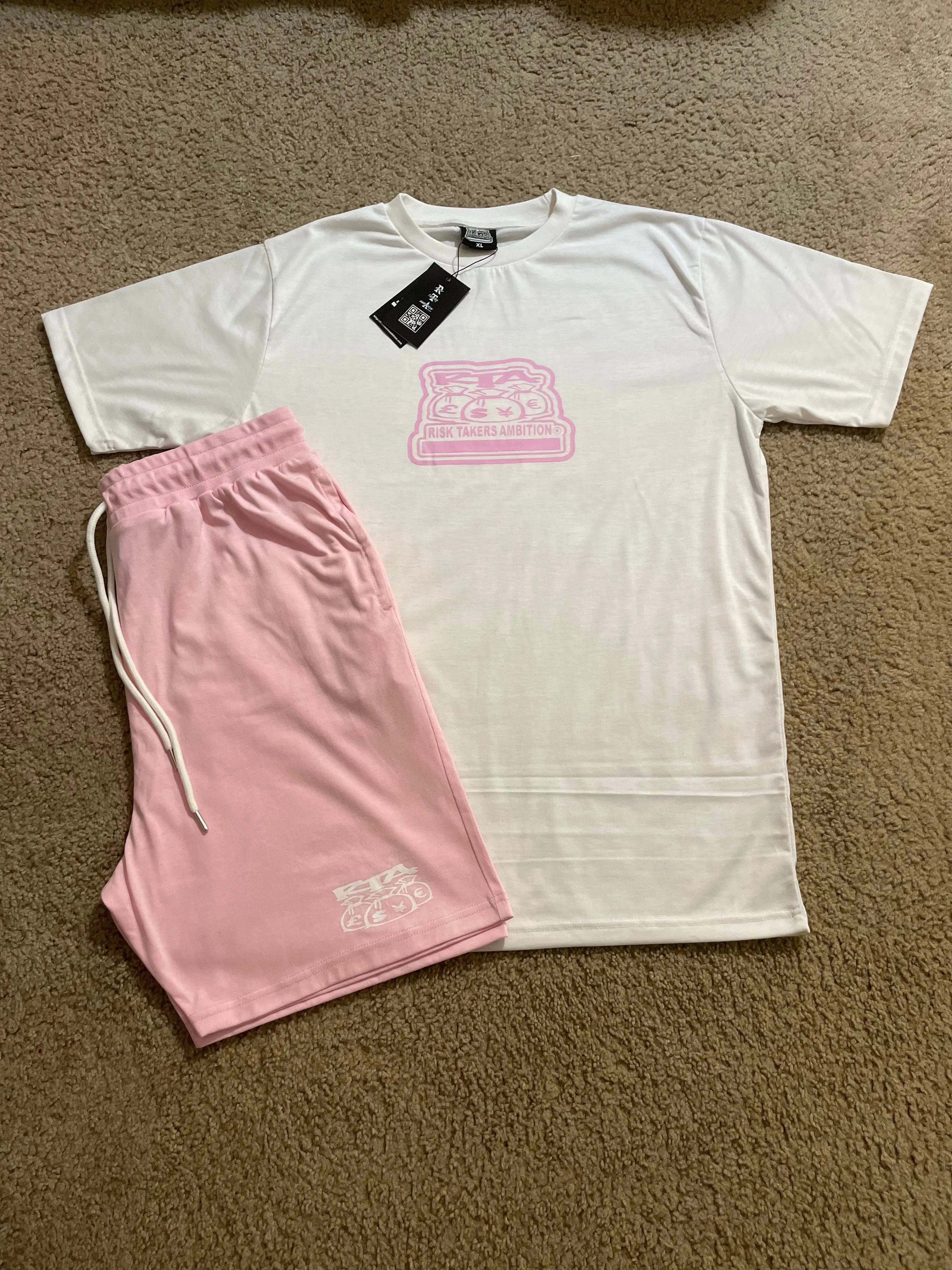 PREMIUM QUALITY RTA 2 PIECE T-SHIRT AND SHORTS SETS
