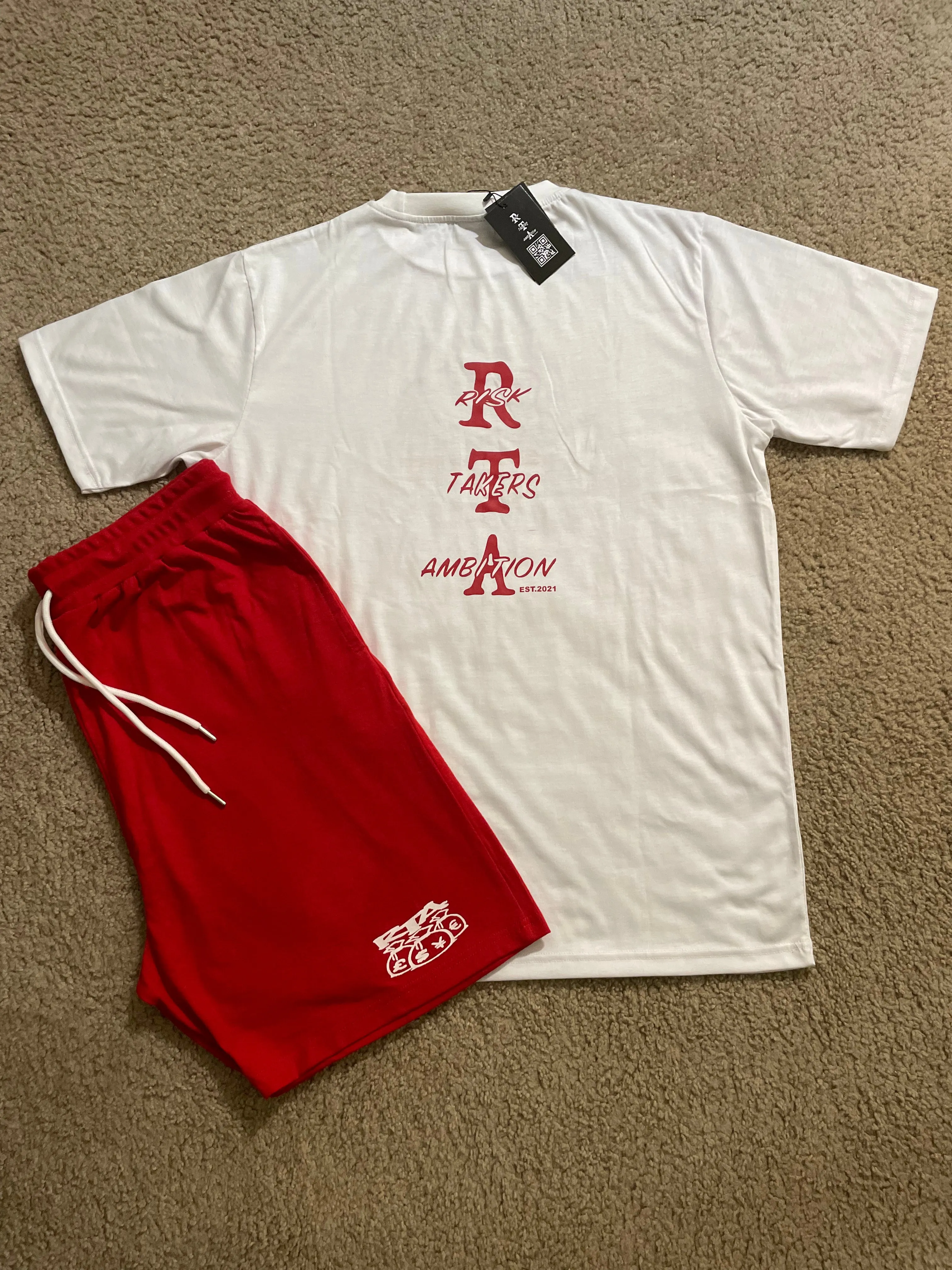 PREMIUM QUALITY RTA 2 PIECE T-SHIRT AND SHORTS SETS