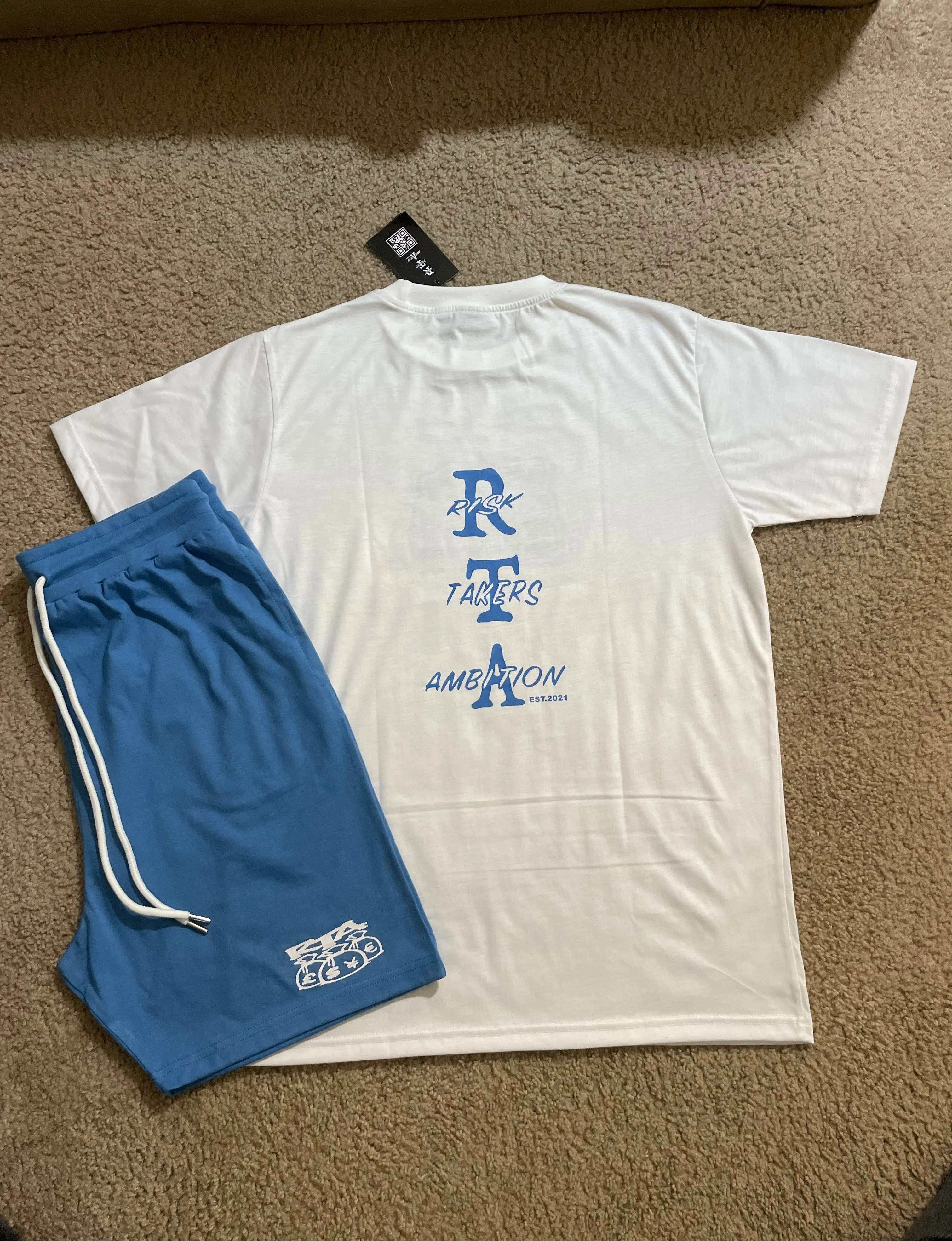 PREMIUM QUALITY RTA 2 PIECE T-SHIRT AND SHORTS SETS