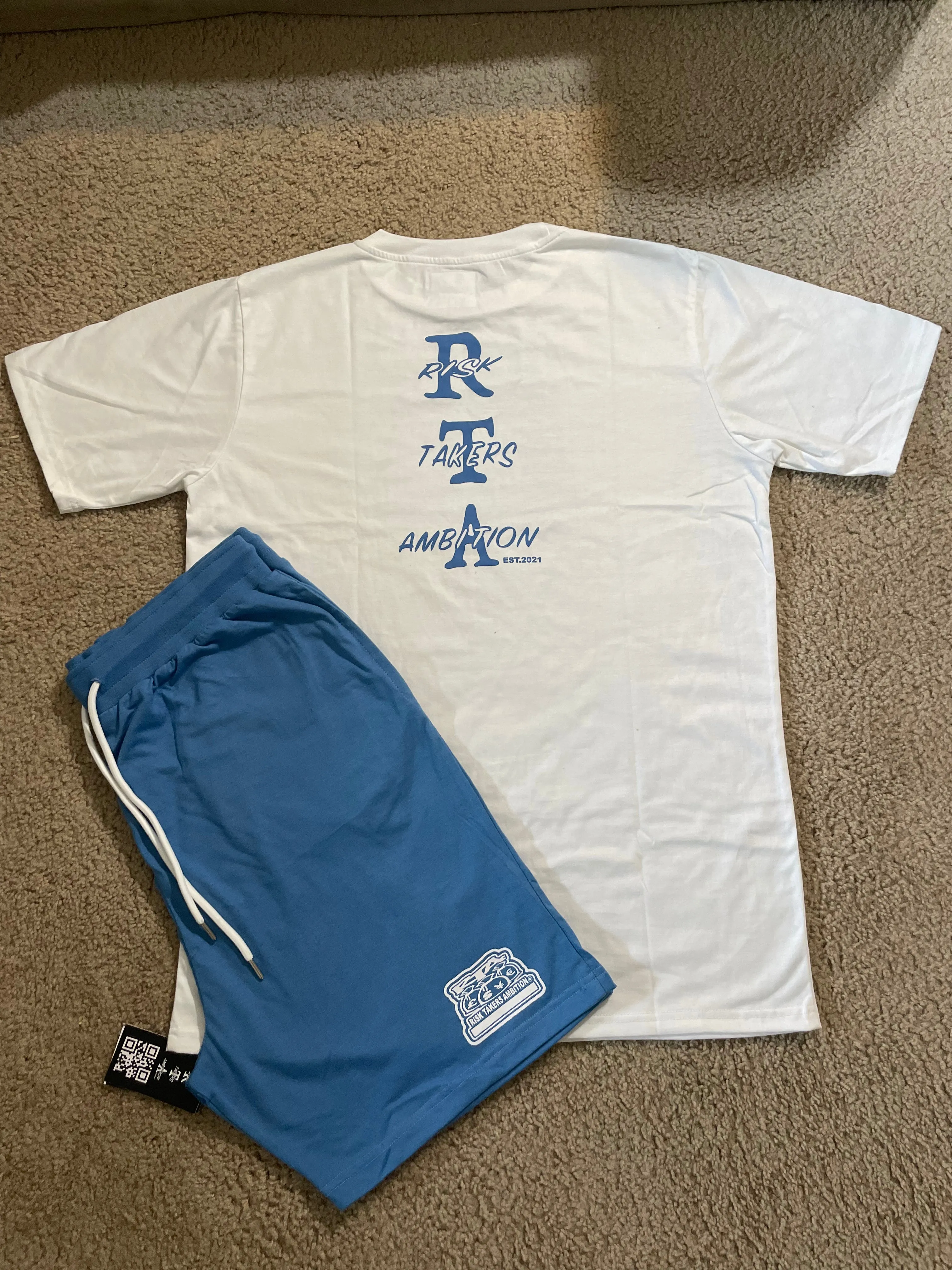 PREMIUM QUALITY RTA 2 PIECE T-SHIRT AND SHORTS SETS