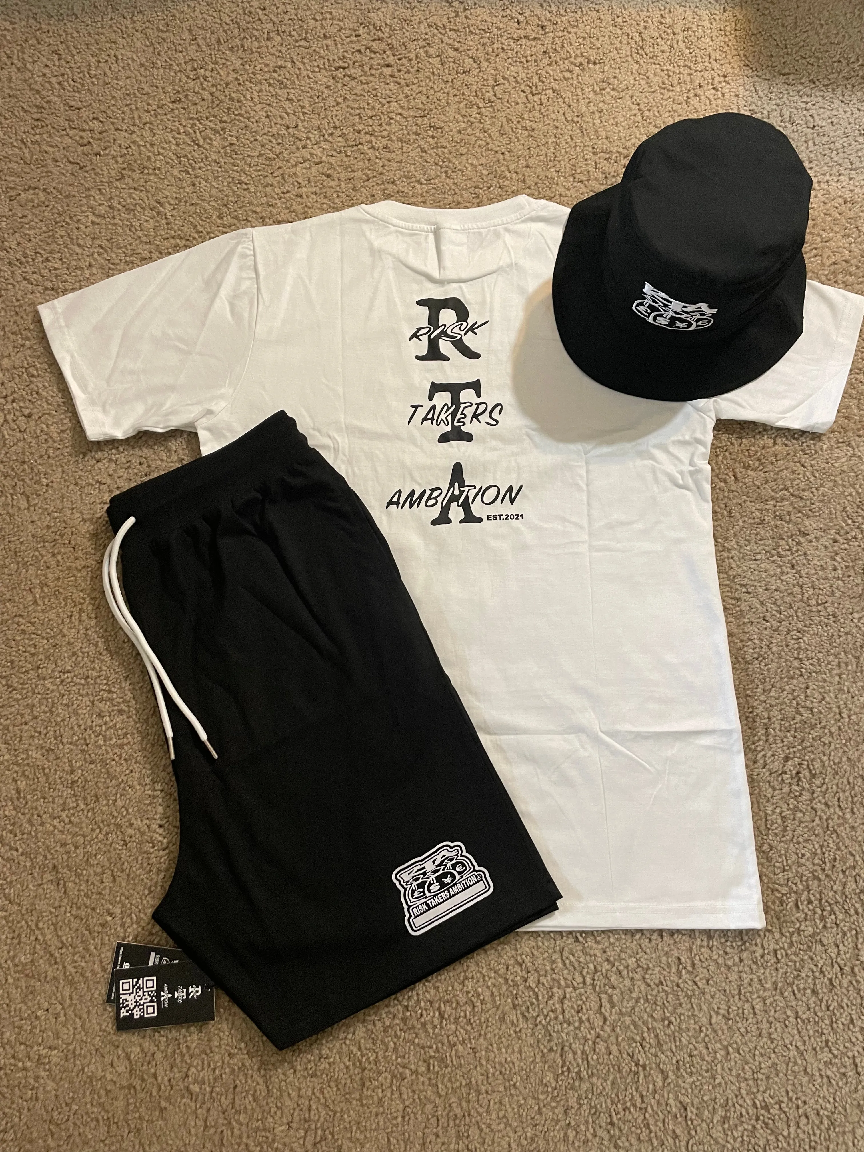 PREMIUM QUALITY RTA 2 PIECE T-SHIRT AND SHORTS SETS