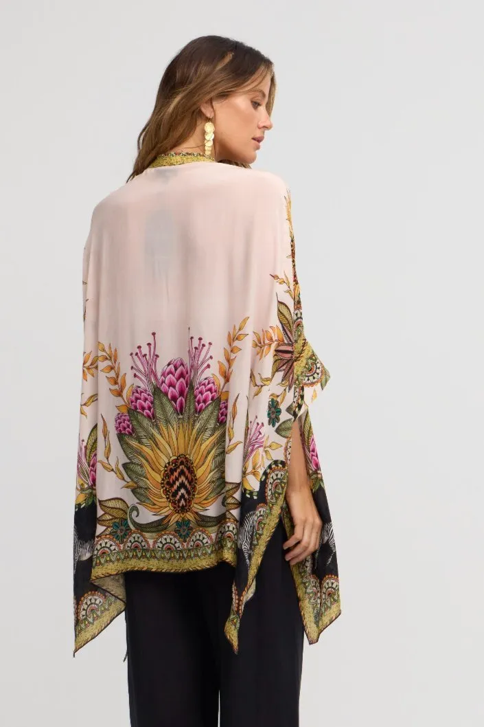 Princess Of Savannah Kaftan Top w Sleeves