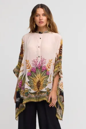 Princess Of Savannah Kaftan Top w Sleeves
