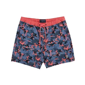 Psycho Bunny Rye All Over Print Swim Trunk