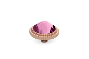 Qudo Fabero 10mm Rose Gold Topper - Light Rose