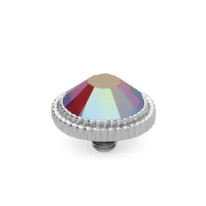 Qudo Fabero 10mm Silver Topper - Light Siam