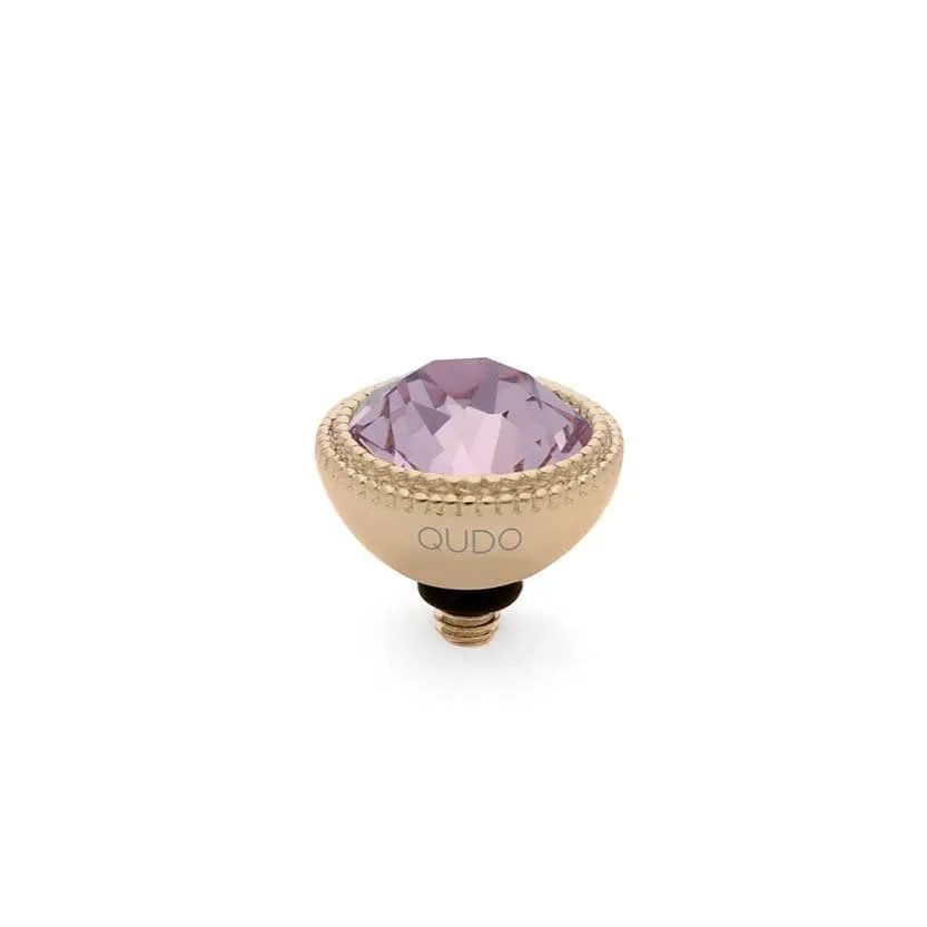 Qudo Fabero 11mm Gold Topper - Light Amethyst