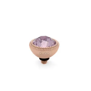 Qudo Fabero 11mm Rose Gold Topper - Light Amethyst