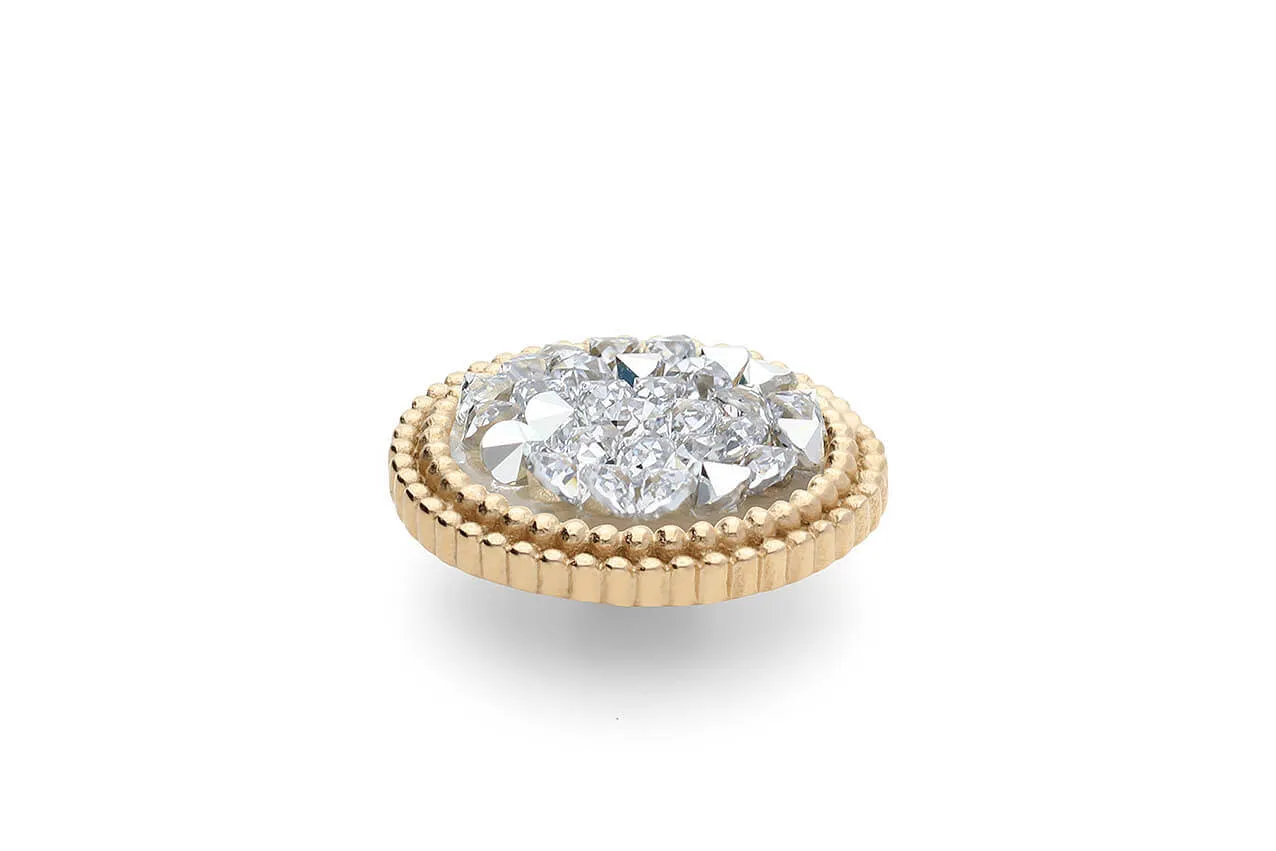 Qudo Fabero 15mm Gold Topper - Comet Argent Light