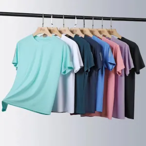Quick-Dry Ice Silk Summer T-Shirt