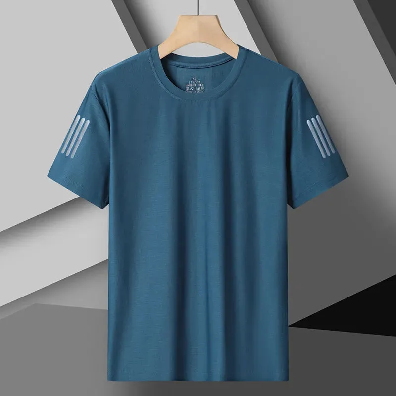 Quick-Dry Ice Silk Summer T-Shirt