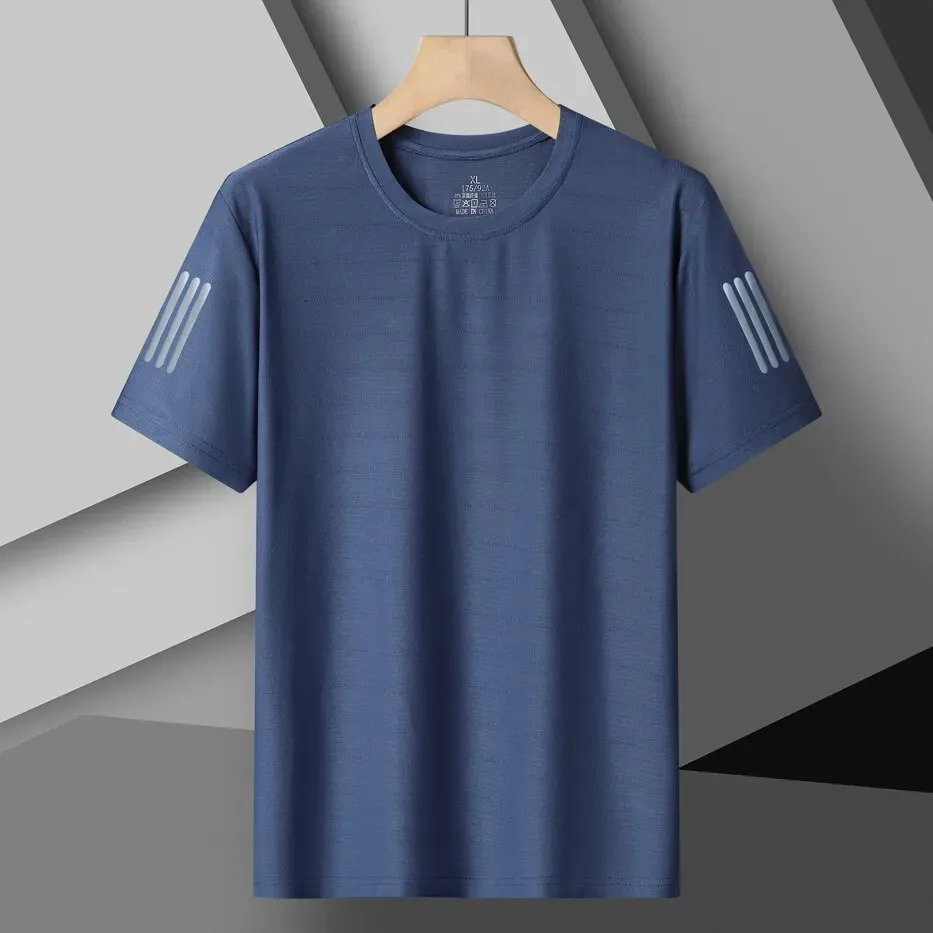 Quick-Dry Ice Silk Summer T-Shirt