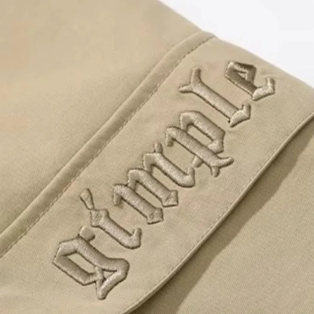 "Japanese Solid Color Cargo" Shorts
