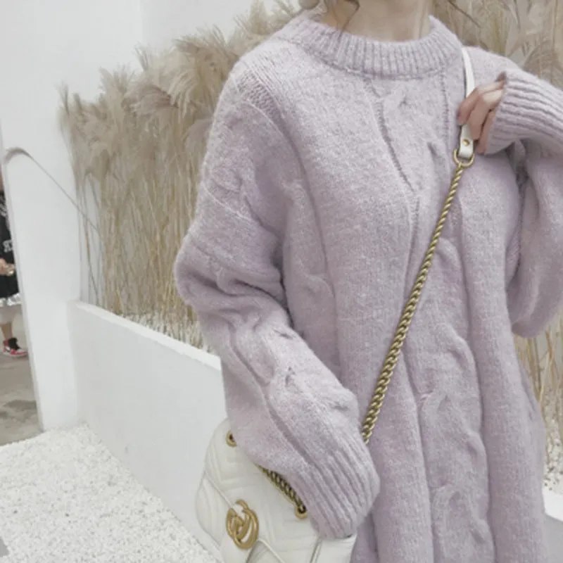 "LIGHT COLORED TWIST" SWEATER N091707