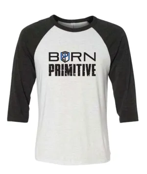 Raglan Thin Blue Line (Black/White)