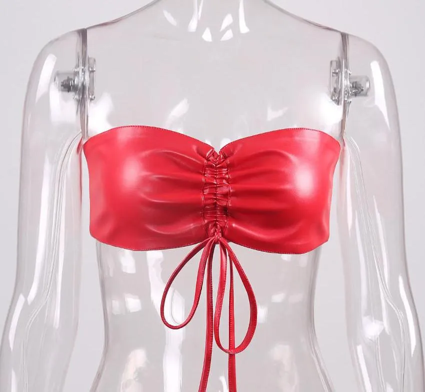 'Red Light Special' Strapless Tube Top