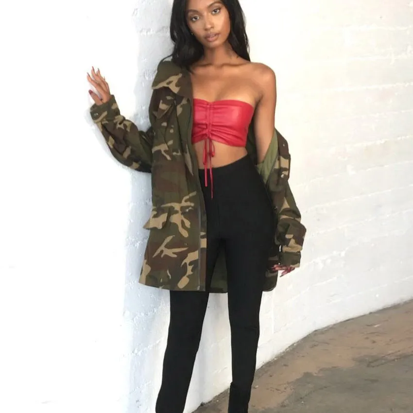 'Red Light Special' Strapless Tube Top