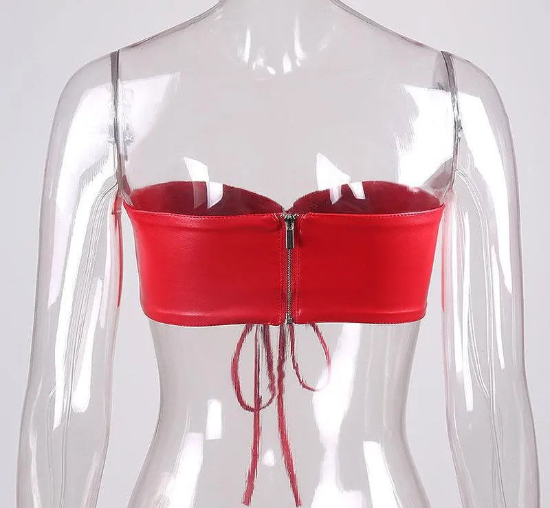 'Red Light Special' Strapless Tube Top