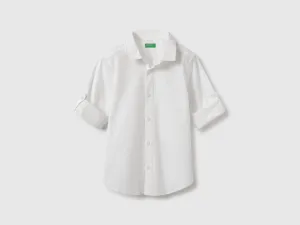 Regular Fit Spread Collar Solid Shirts